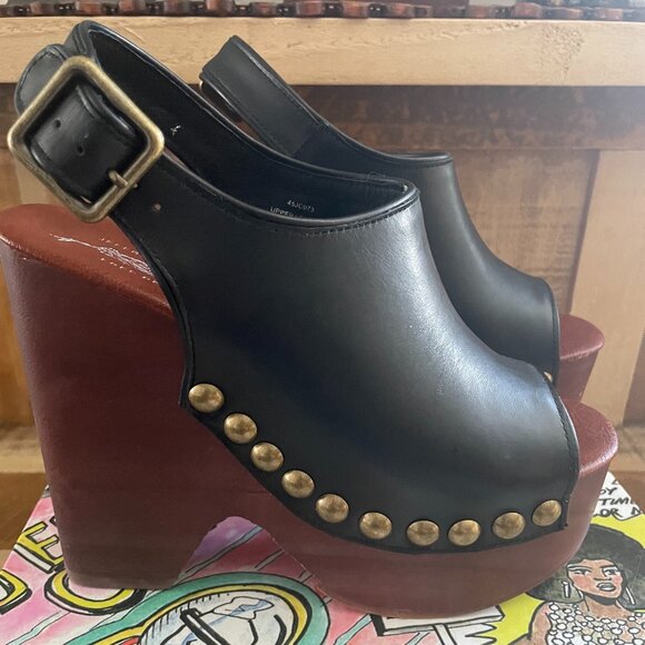 Free People X Jeffery Campbell Platform Wedge Heels - Picture 1 of 8